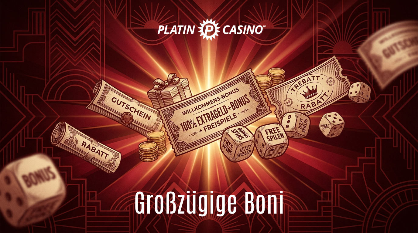 Erhalten Sie großzügige Boni im besten Online Casino platin Casino Deutschland